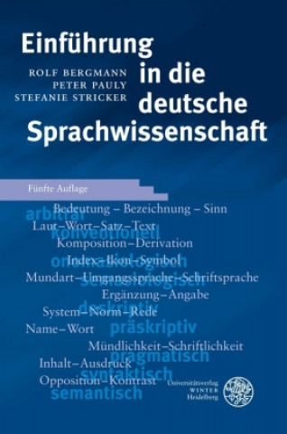 Carte Einführung in die deutsche Sprachwissenschaft Rolf Bergmann