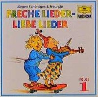 Audio Freche Lieder - Liebe Lieder, 1 Audio-CD. Folge.1 
