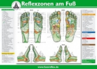 Nyomtatványok Reflexzonen am Fuß, Poster (A4) Hanne Marquardt