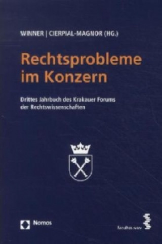 Kniha Rechtsprobleme im Konzern Martin Winner