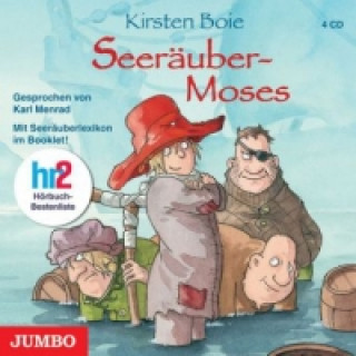 Audio Seeräuber-Moses, 4 Audio-CDs Kirsten Boie