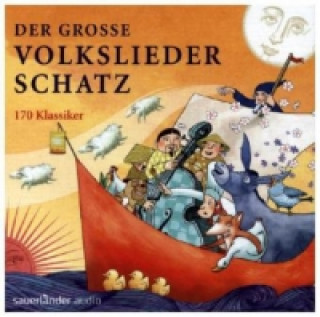 Audio Der große Volksliederschatz, 4 Audio-CDs Esslinger Kinderchöre