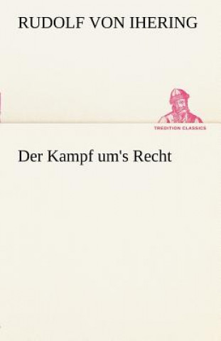 Buch Kampf Um's Recht Rudolf von Ihering