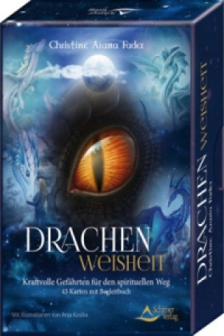 Kniha Drachenweisheit, Meditationskarten u. Begleitbuch Christine A. Fader