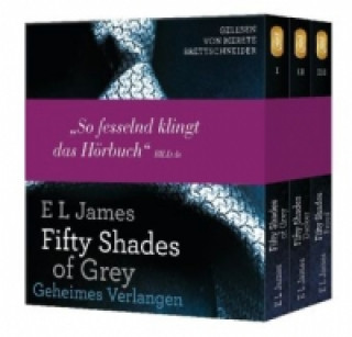 Hanganyagok Fifty Shades of Grey, Die Gesamtausgabe (Teil 1-3), 6 Audio-CD, 6 MP3 E. L. James