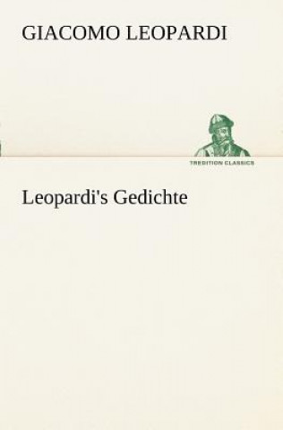 Knjiga Leopardi's Gedichte Giacomo Leopardi