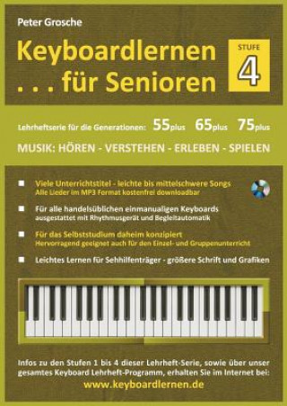 Carte Keyboardlernen fur Senioren (Stufe 4) Peter Grosche