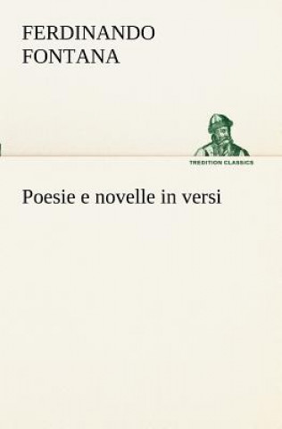 Książka Poesie e novelle in versi Ferdinando Fontana