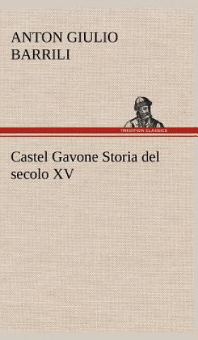 Kniha Castel Gavone Storia del secolo XV Anton Giulio Barrili