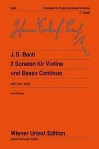 Könyv 2 SONATAS Johann Sebastian Bach