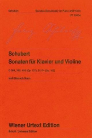 Kniha Sonaten Franz Schubert