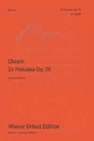 Könyv 24 Préludes Frédéric Chopin