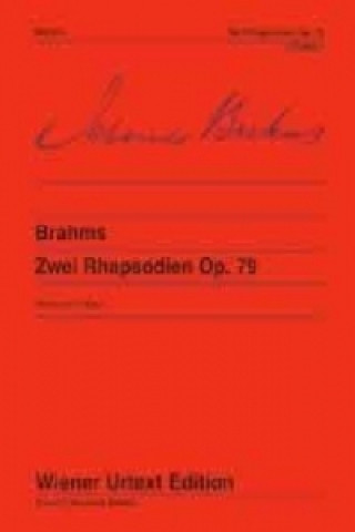 Tiskovina Zwei Rhapsodien Johannes Brahms