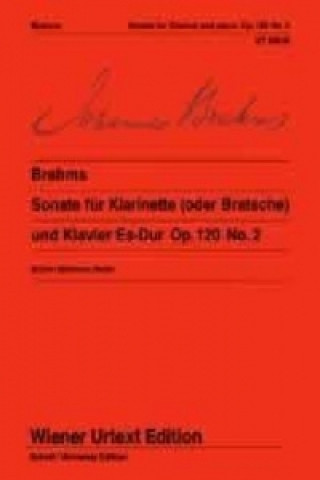 Könyv Clarinet Sonata Op. 120 No. 2 - Eb Johannes Brahms