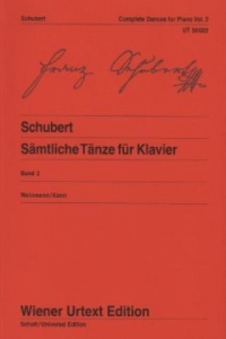 Kniha Sämtliche Tänze Franz Schubert