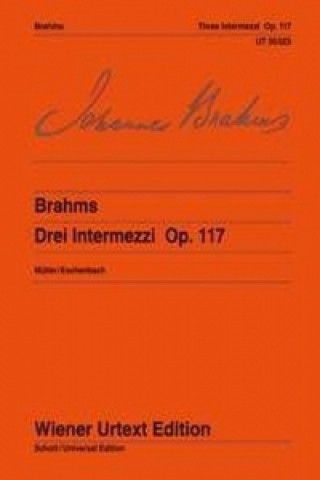 Книга Drei Intermezzi Johannes Brahms