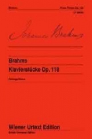 Книга Klavierstücke Johannes Brahms