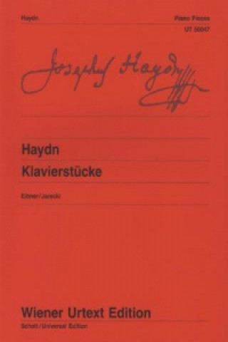 Könyv Klavierstücke Joseph Haydn