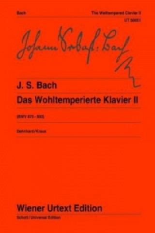 Kniha Das Wohltemperierte Klavier. Tl.2 Johann Sebastian Bach