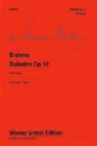 Kniha Balladen Johannes Brahms