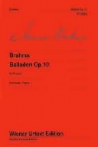 Knjiga Balladen Johannes Brahms