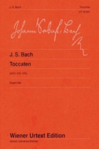 Kniha Toccaten Johann Sebastian Bach