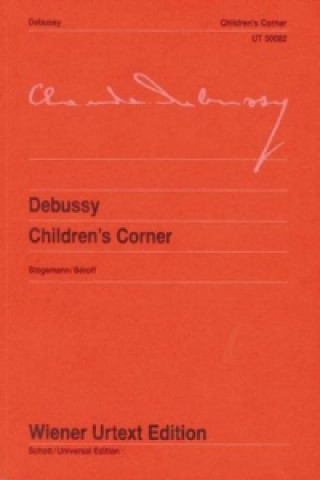 Könyv Childrens Corner, für Klavier Claude Debussy