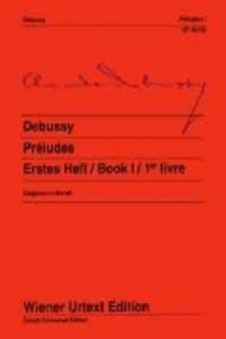 Książka PRELUDES BOOK 1 Claude Debussy