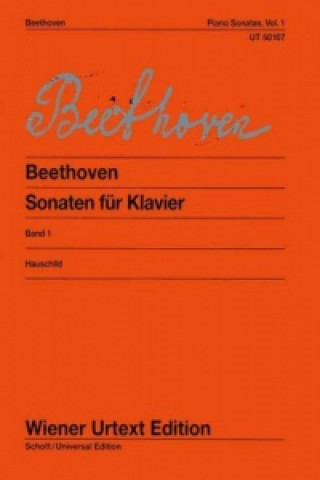 Materiale tipărite Sonaten für Klavier. Bd.1 Ludwig van Beethoven