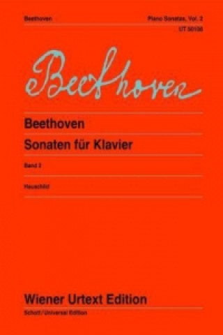 Carte Sonaten für Klavier. Bd.2 Ludwig van Beethoven