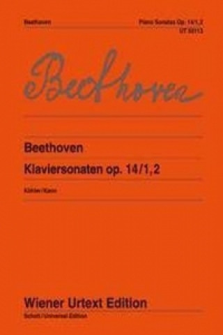 Kniha Sonaten E-Dur und G-Dur Ludwig van Beethoven