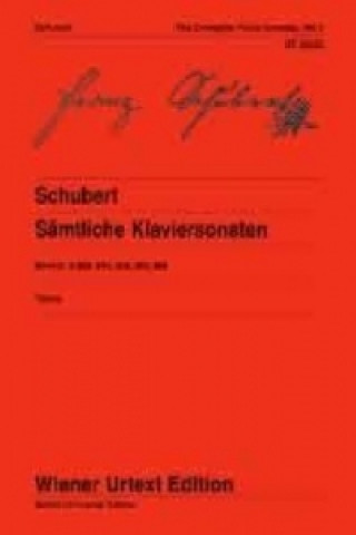 Książka Complete Piano Sonatas Vol. 3 FRANZ SCHUBERT