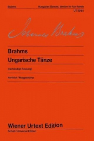 Kniha Ungarische Tänze Johannes Brahms