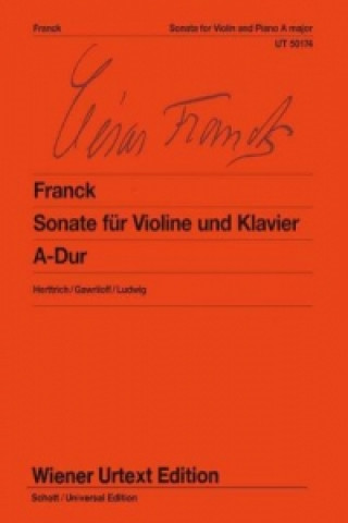Carte Sonata in A Major César Franck