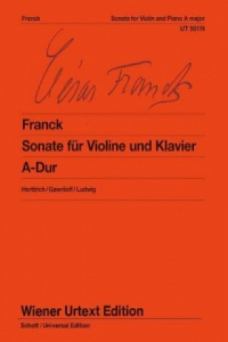 Libro Sonata in A Major César Franck