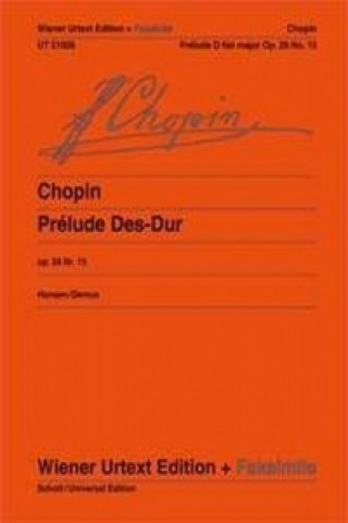 Carte Prélude Des-Dur Frédéric Chopin