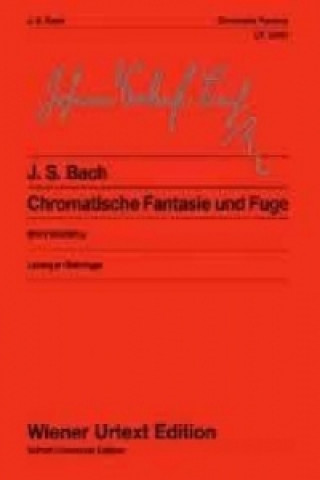 Książka Chromatische Fantasie und Fuge Johann Sebastian Bach