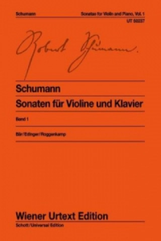 Könyv Sonaten, für Violine und Klavier Robert Schumann