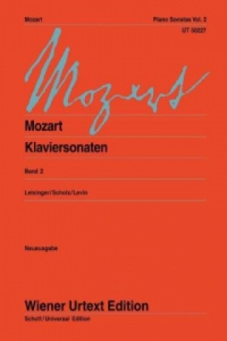 Carte Klaviersonaten, für Klavier Wolfgang Amadeus Mozart