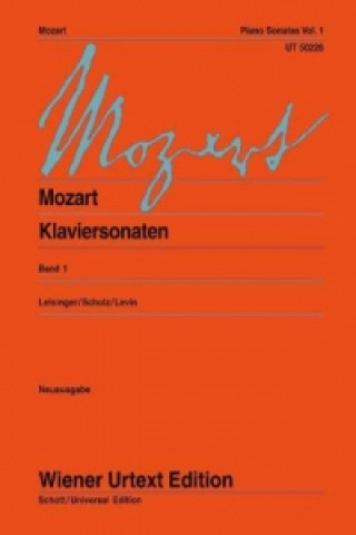 Book SONATAS VOL 1 Wolfgang Amadeus Mozart