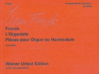 Kniha Sämtliche Orgelwerke 5, für Orgel. Bd.5 César Franck