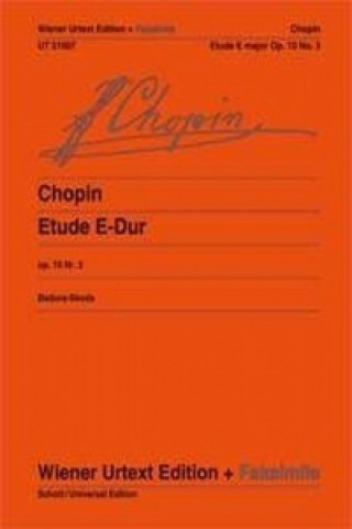 Buch Etude E-Dur Frédéric Chopin