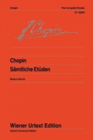 Knjiga Etudes Opus 10 & 25 (Samtliche) Frédéric Chopin