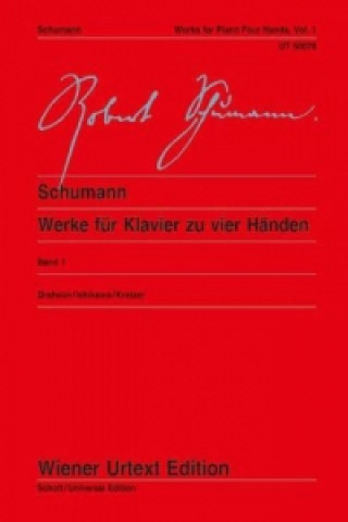 Könyv Werke für Klavier zu vier Händen Robert Schumann