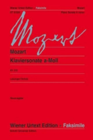 Carte Klaviersonate a-Moll Wolfgang Amadeus Mozart