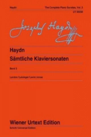 Könyv Complete Piano Sonatas Vol. 3 Joseph Haydn