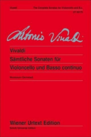 Carte Sonaten für Violoncello und Basso continuo Antonio Vivaldi