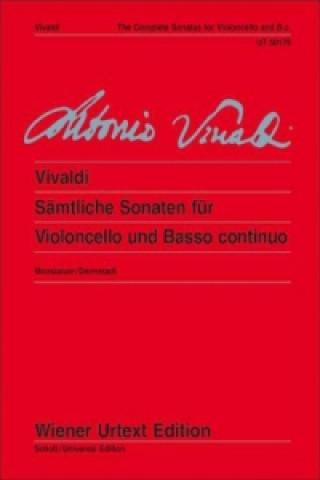 Βιβλίο Sonaten für Violoncello und Basso continuo Antonio Vivaldi