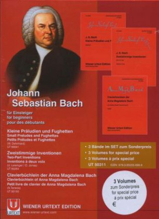 Carte Johann Sebastian Bach, Klavier, 3 Bde. 
