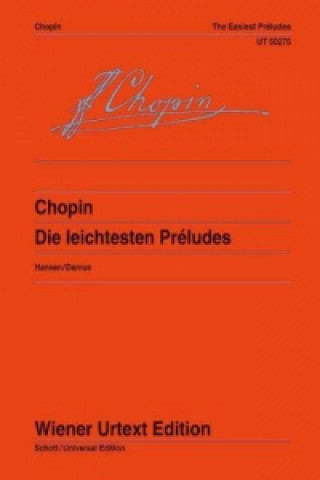 Könyv Die leichtesten Préludes Frédéric Chopin